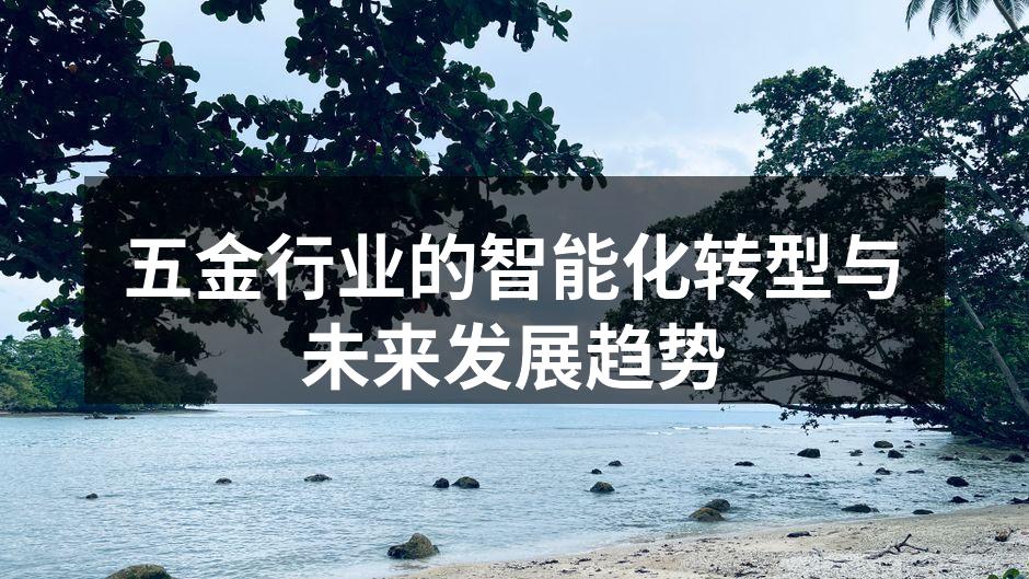 五金行业的智能化转型与未来发展趋势